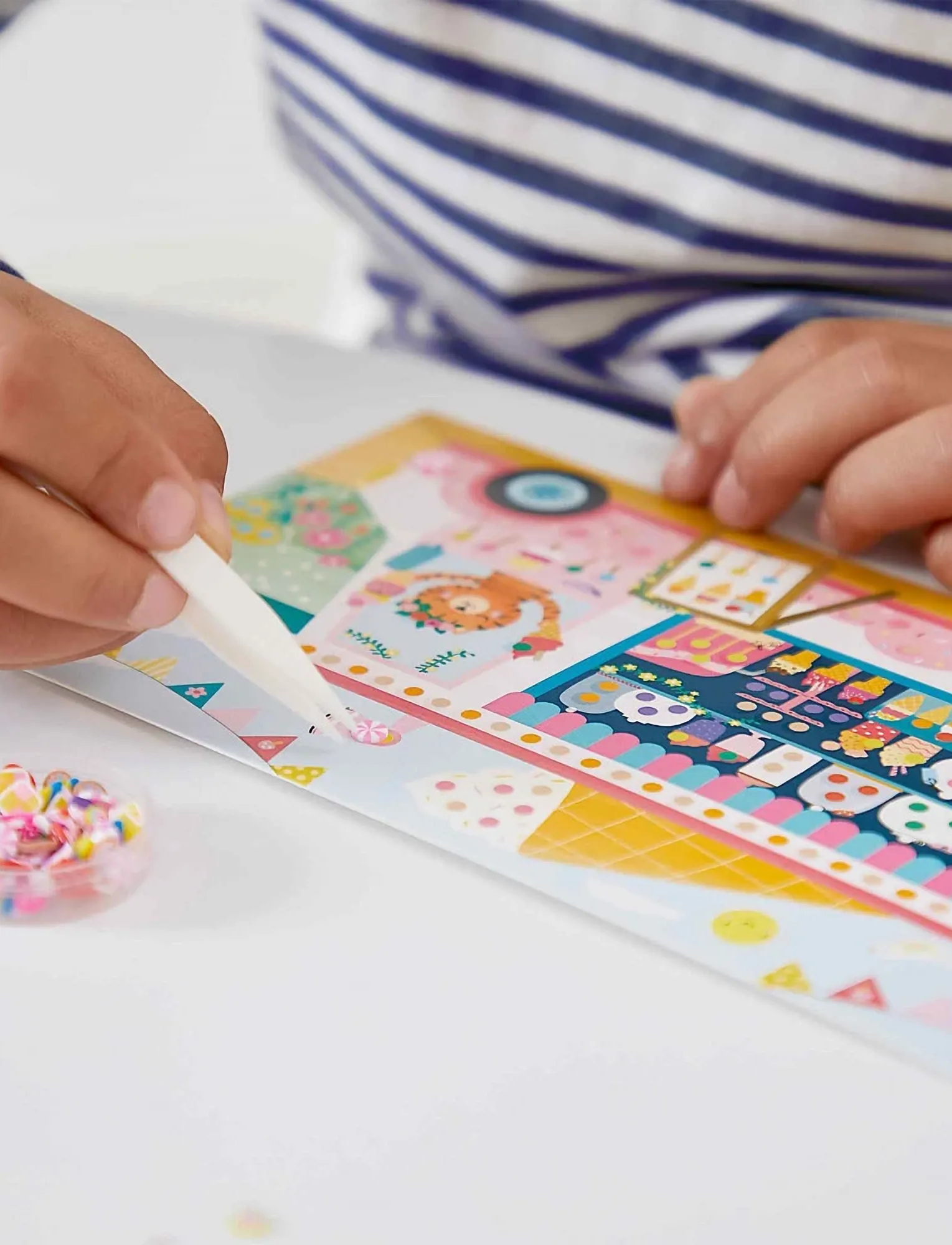 Janod Cane Painting Sweet Treats, One Size, Pink, Håndværk > Håndværkssæt, Børn
