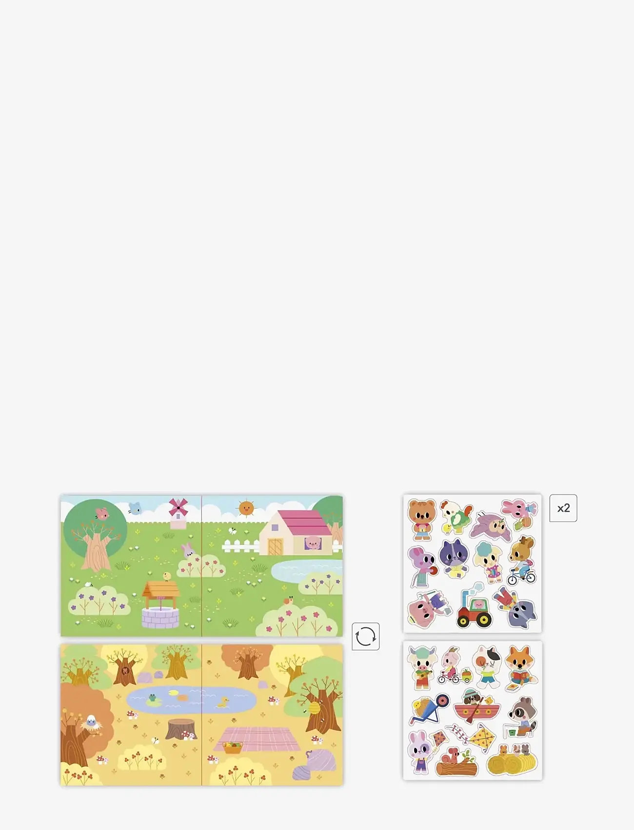 Janod - Repositionable Thick Stickers - aufkleber - mulit - 3