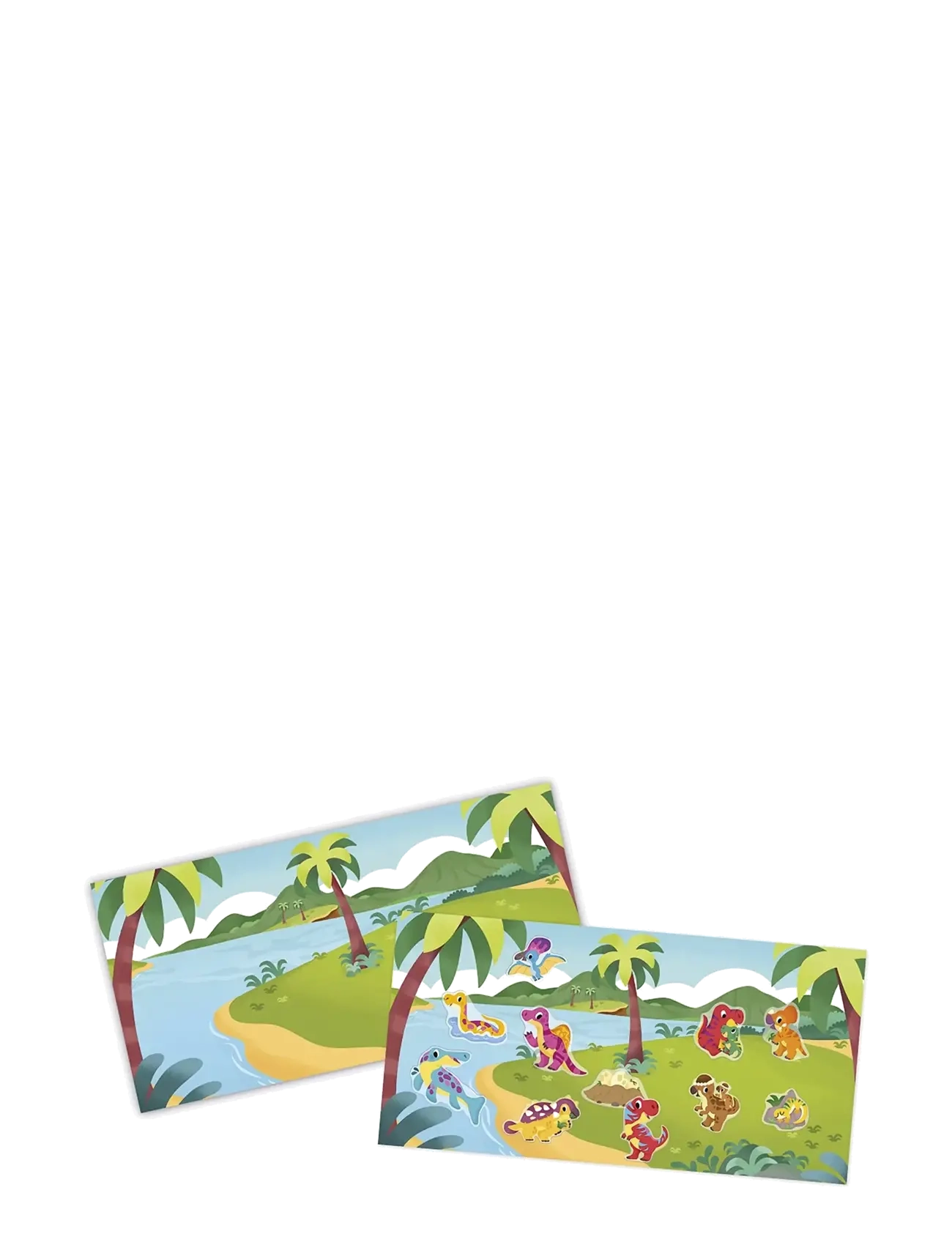Janod - Repositionable Thick Stickers - Dinosaurs - 2 Years - stickers - mulit - 1