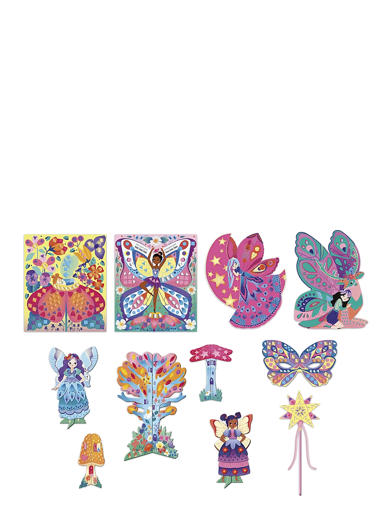 Janod - Magic Fairies - Multi-Activities - 11 Creations - käsitöökomplekt - mulit - 3