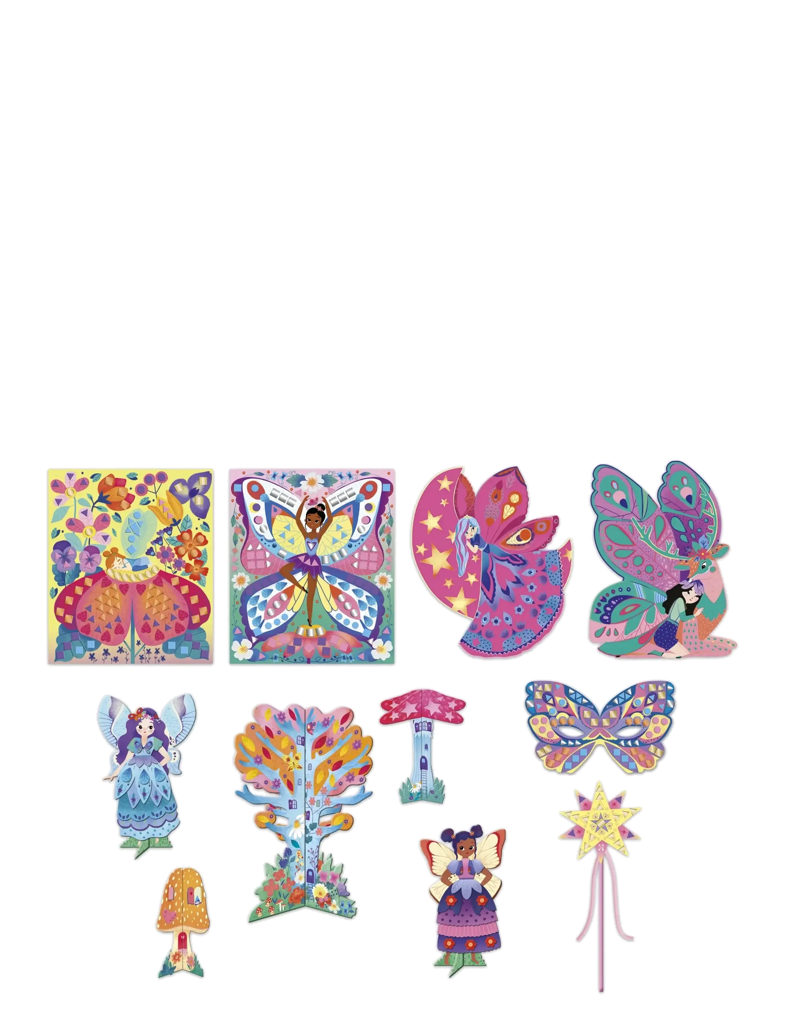 Janod - Magic Fairies - Multi-Activities - 11 Creations - craft sets - mulit - 3