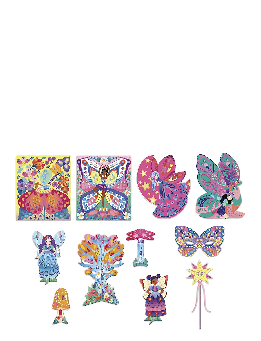 Janod - Magic Fairies - Multi-Activities - 11 Creations - kreasæt - mulit - 3
