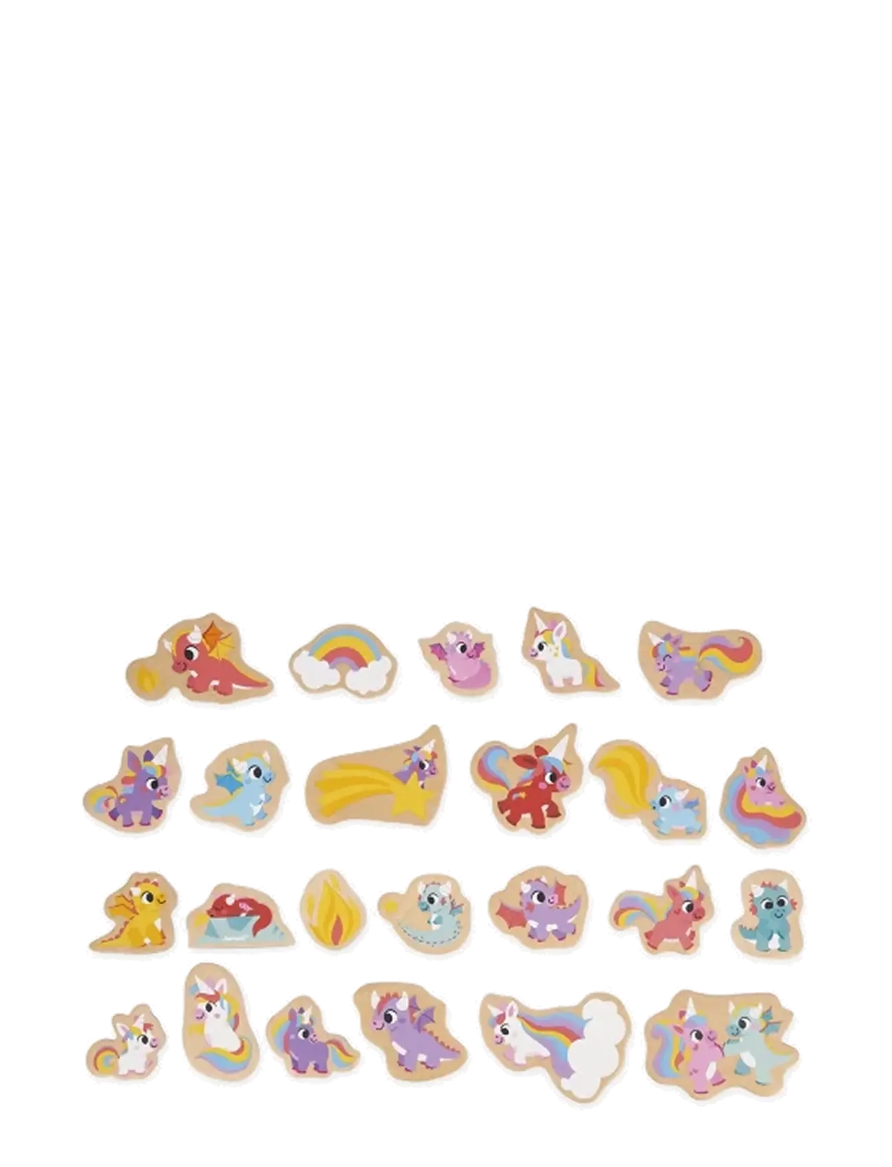 Janod - Janod - 24 Unicorn & Dragon Magnets - multi - 3
