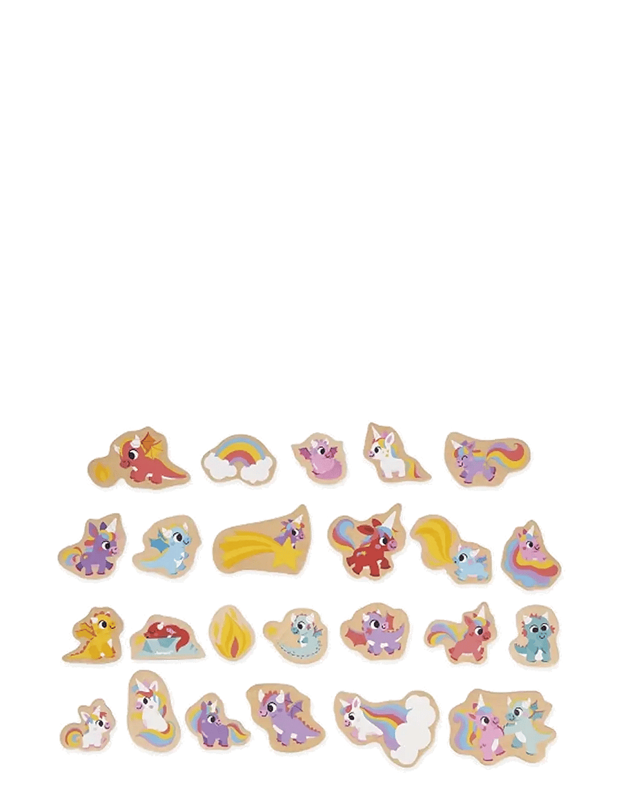 Janod - Janod - 24 Unicorn & Dragon Magnets - multi - 3