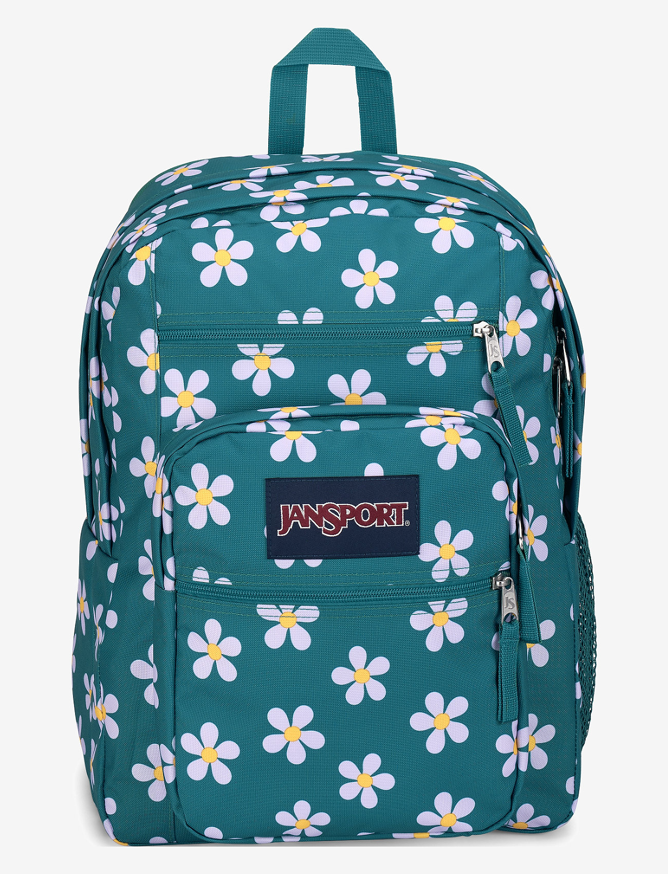 JanSport - Big Student Precious Petals - green print - 1