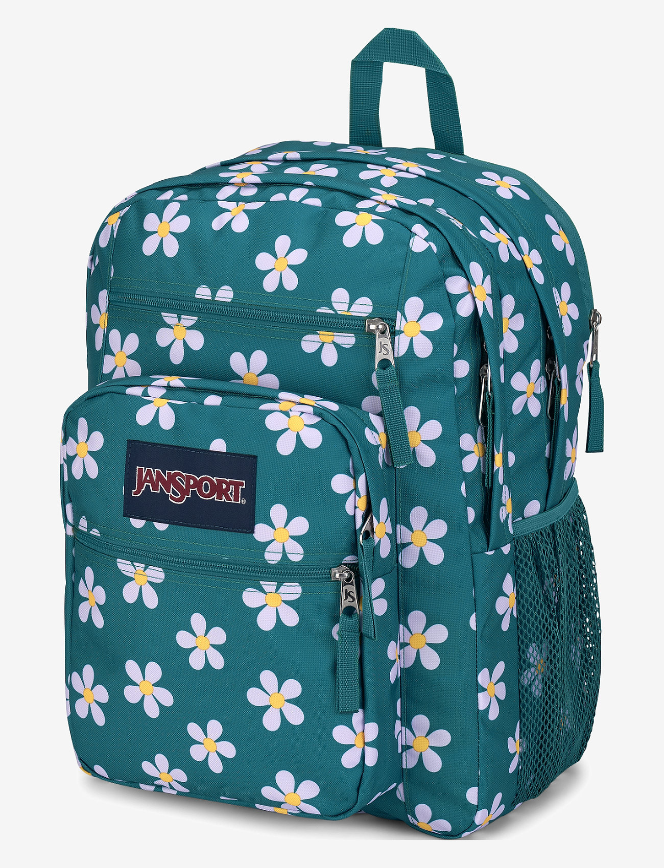JanSport - Big Student Precious Petals - green print - 2