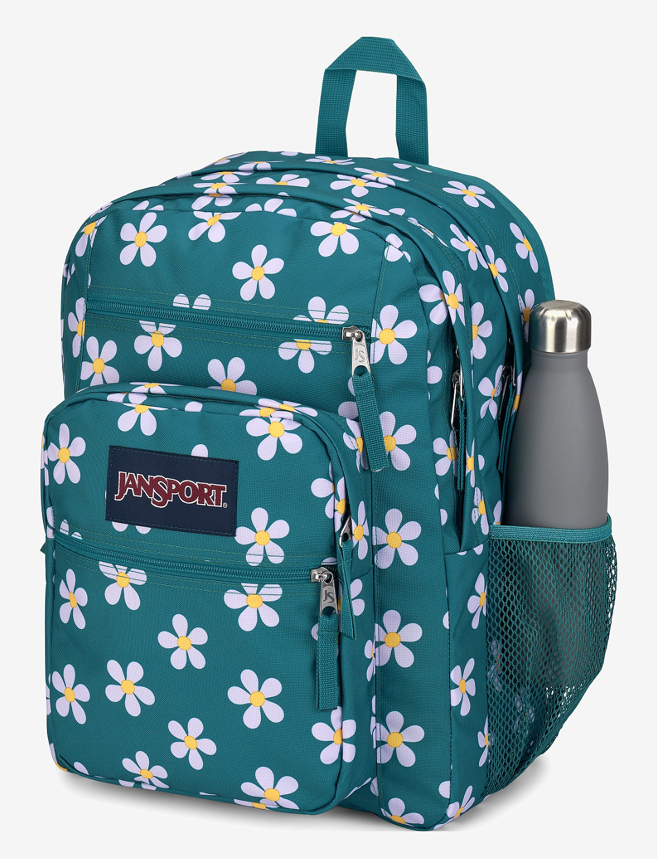 JanSport - Big Student Precious Petals - green print - 3