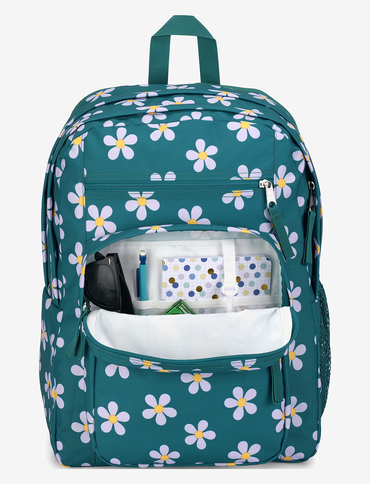 JanSport - Big Student Precious Petals - green print - 5