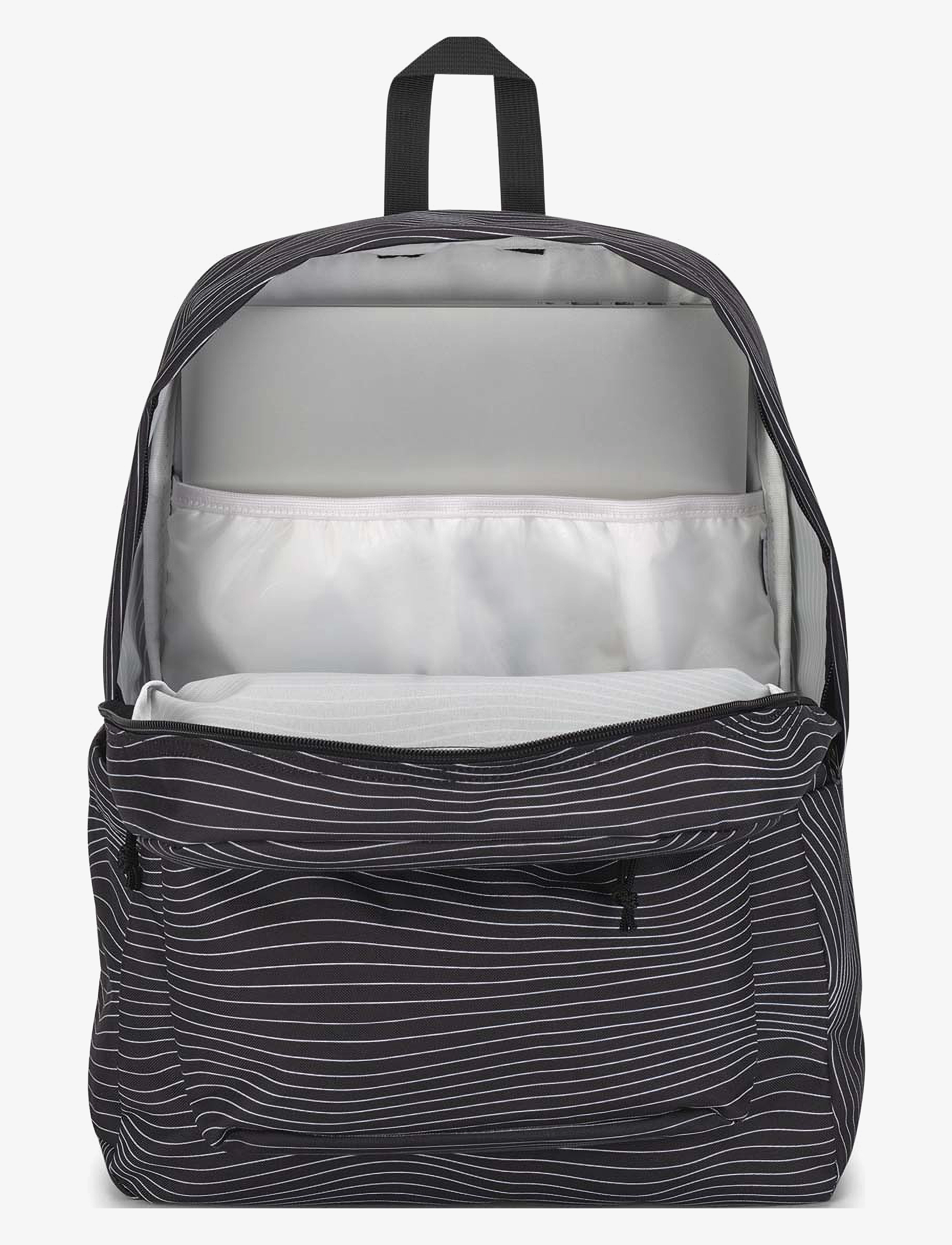 JanSport - SuperBreak Plus Screen Waves - black print - 3