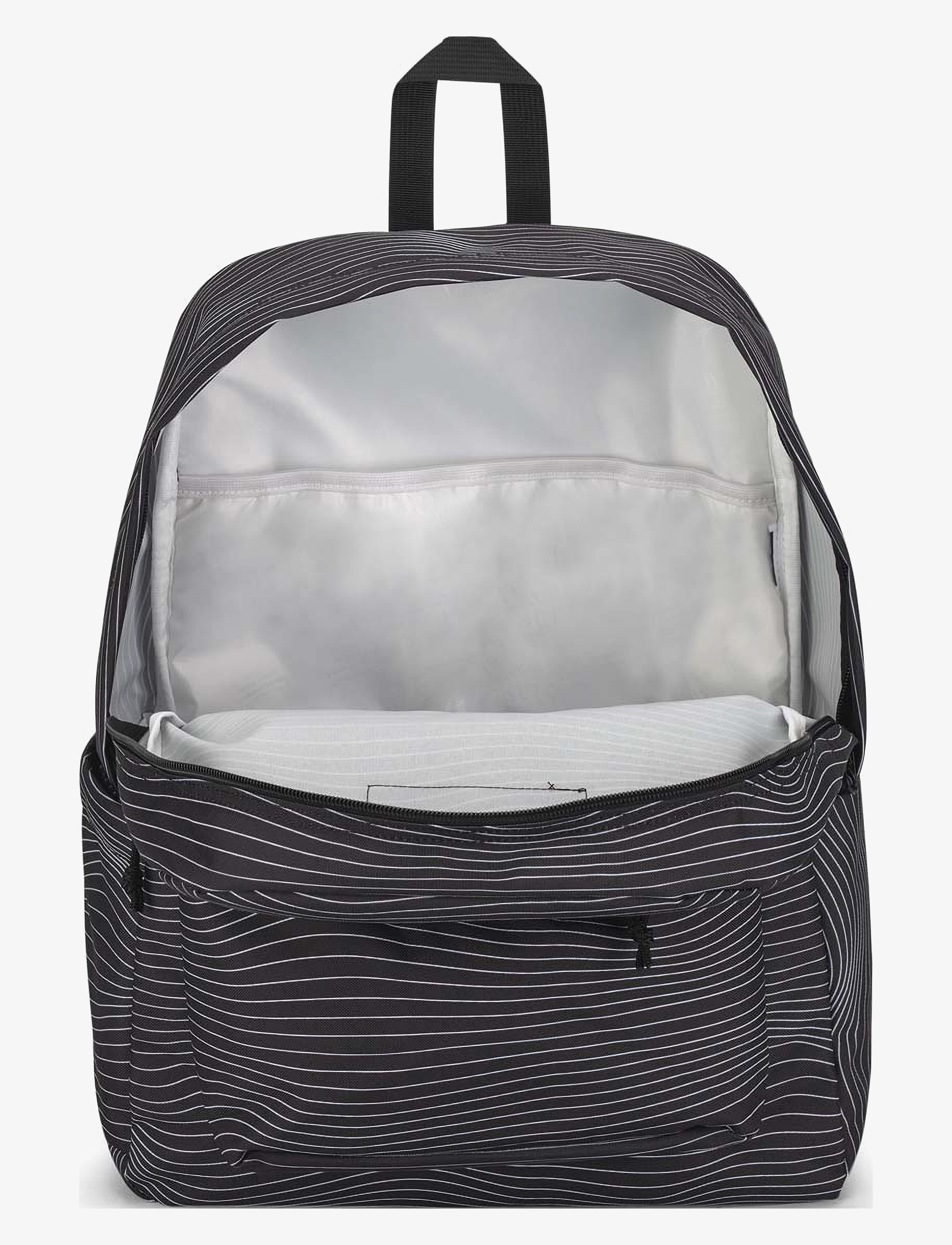 JanSport - SuperBreak Plus Screen Waves - black print - 5