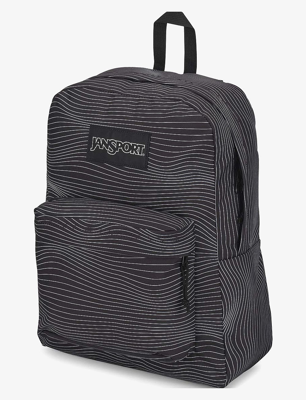 black white stripe jansport backpack Shop Big Campus this pack proves that bigger really is better. JanSport Superbreak Plus Screen Waves