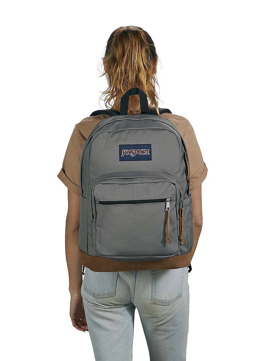 JanSport - Right Pack Moon Flower - feriefavoritter - graphite grey - 0