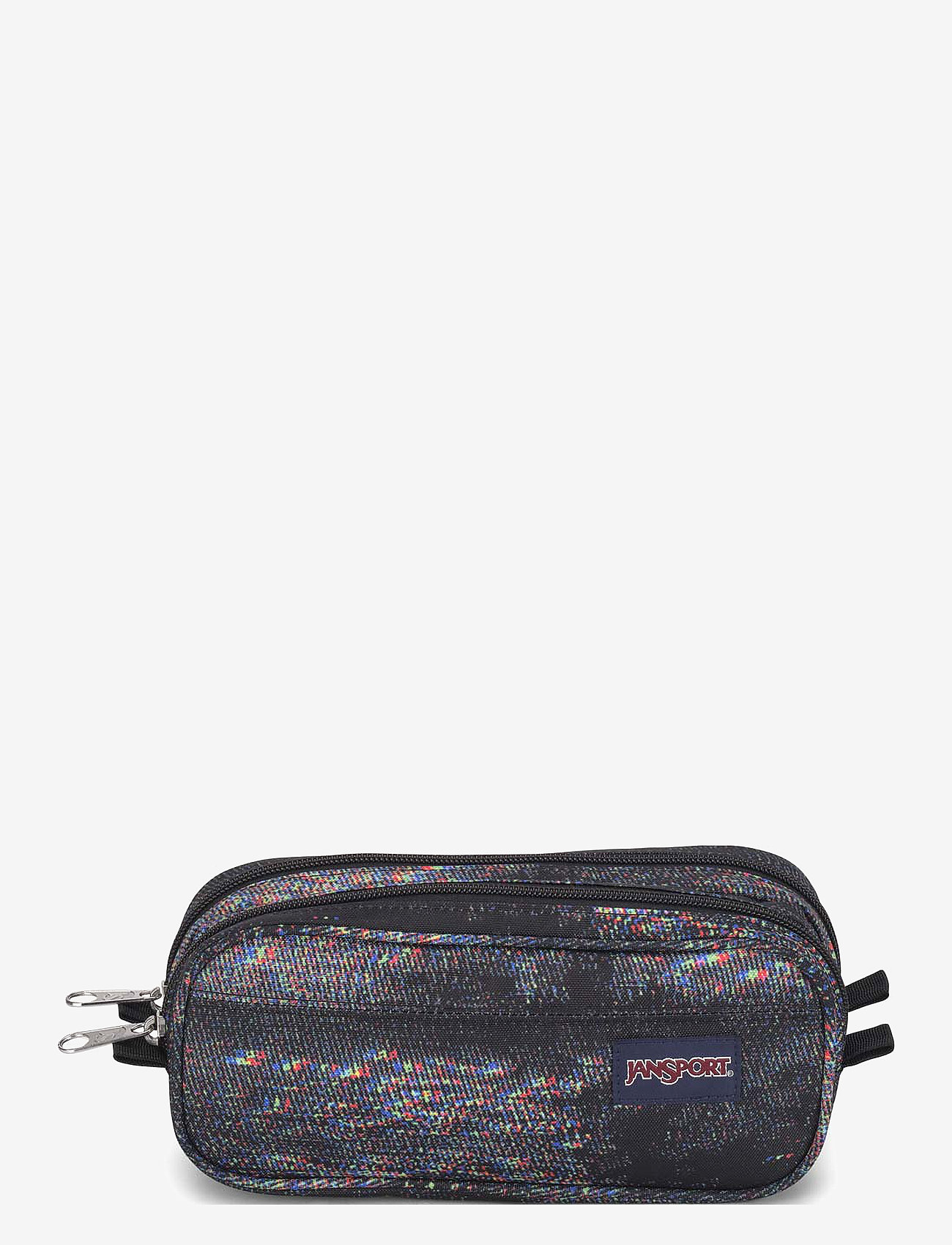 JanSport - Large Accesssory Pouch Screen Static - black print - 0