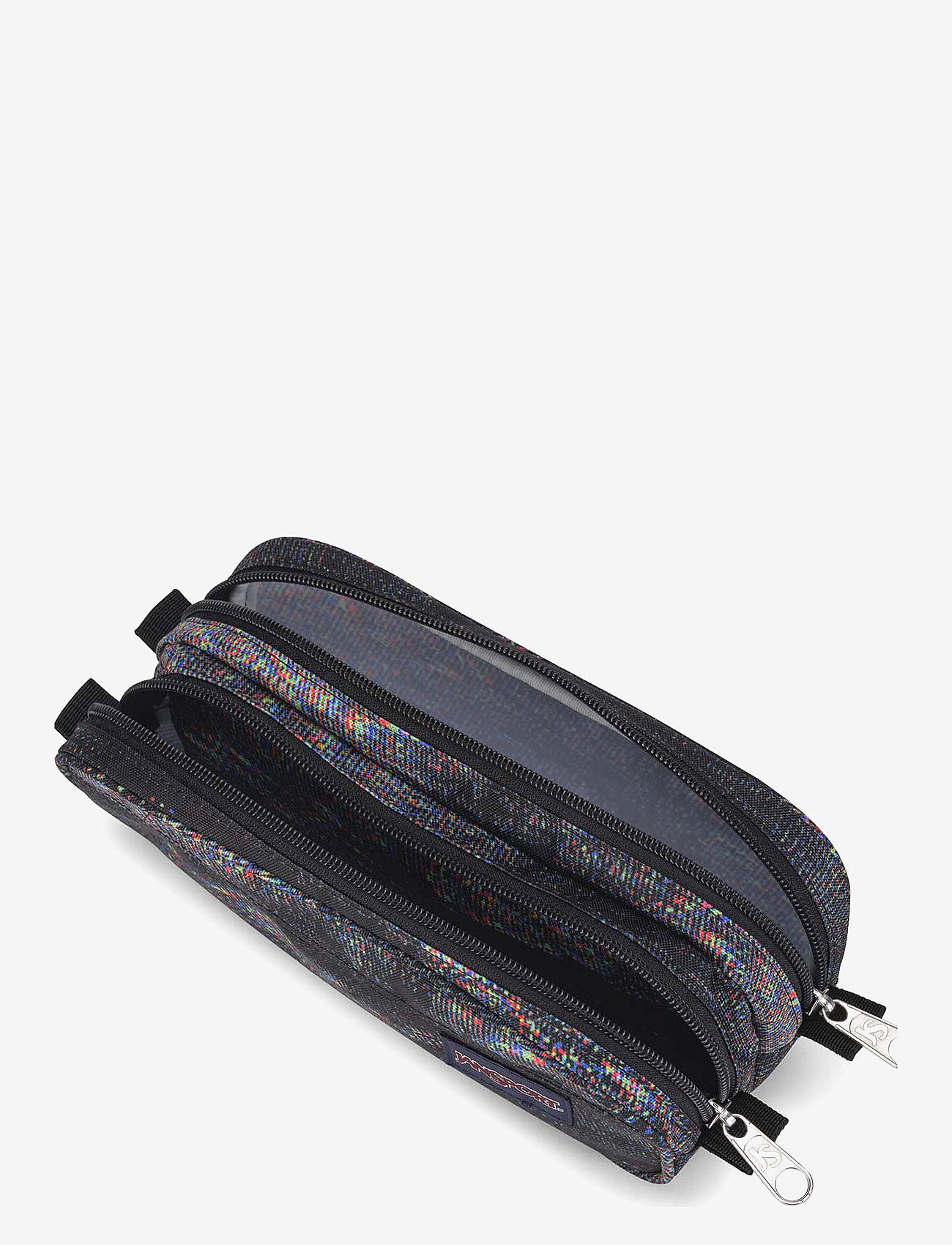 JanSport - Large Accesssory Pouch Screen Static - black print - 2