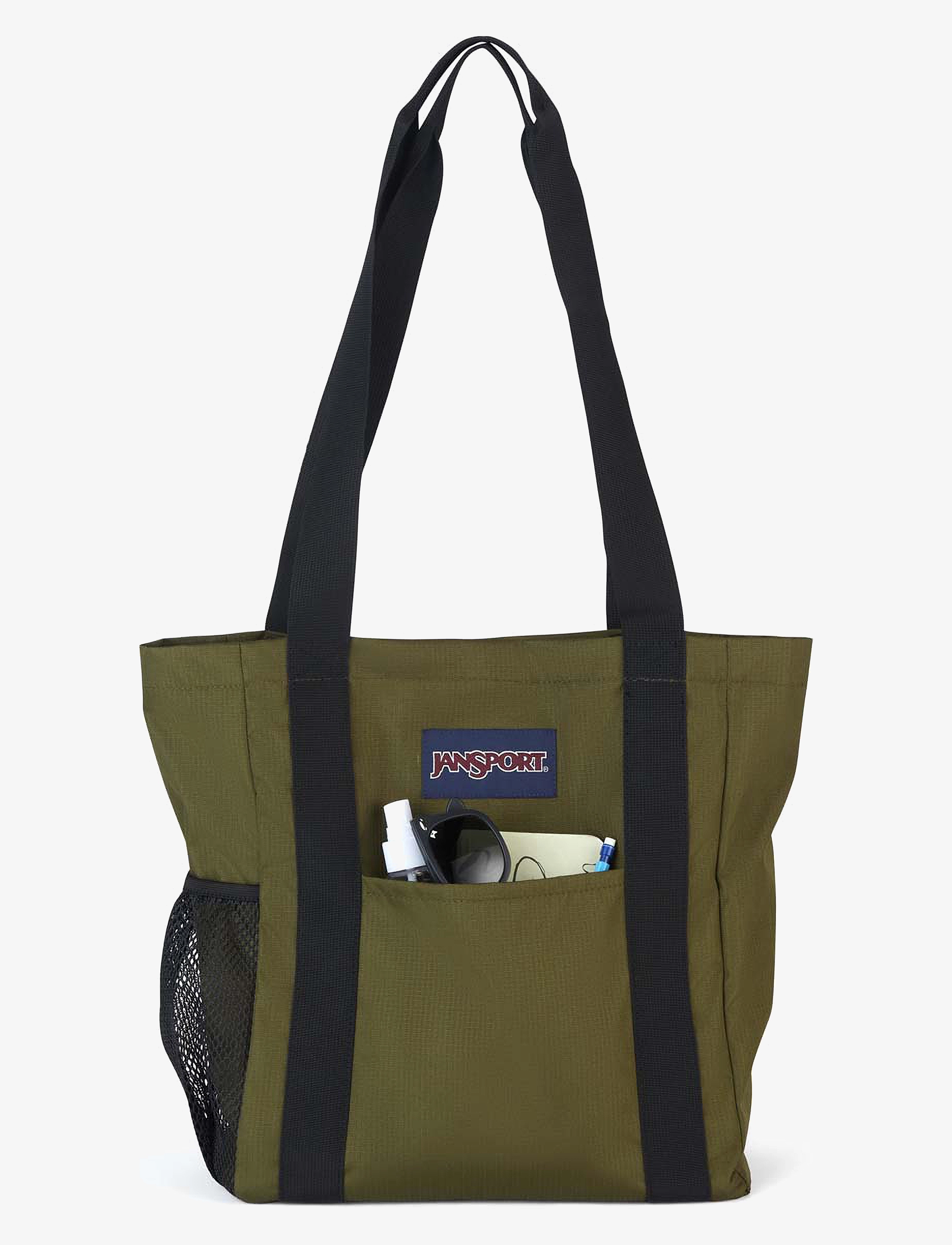 JanSport - Shopper Tote X ARMY GREEN MINI RIPSTOP - army green - 3