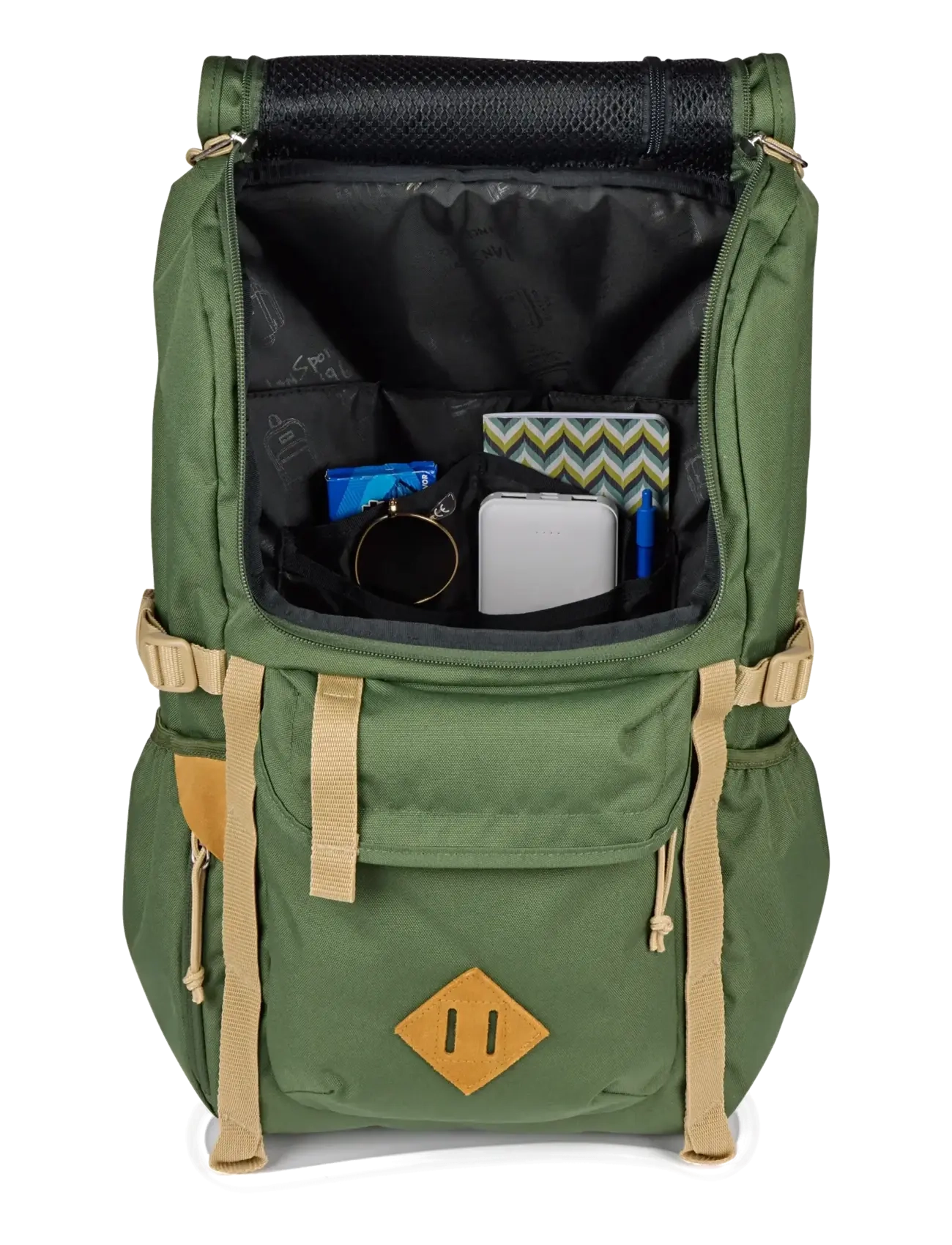JanSport - Hatchet - computer sleeves & tasker - cargo green - 4