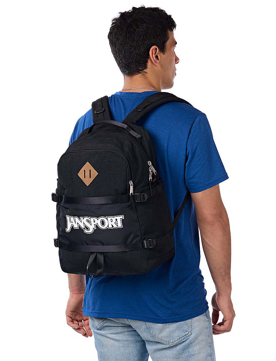 JanSport - Small Seattle Pack Smokey Grit - smart-rygsække - black - 0