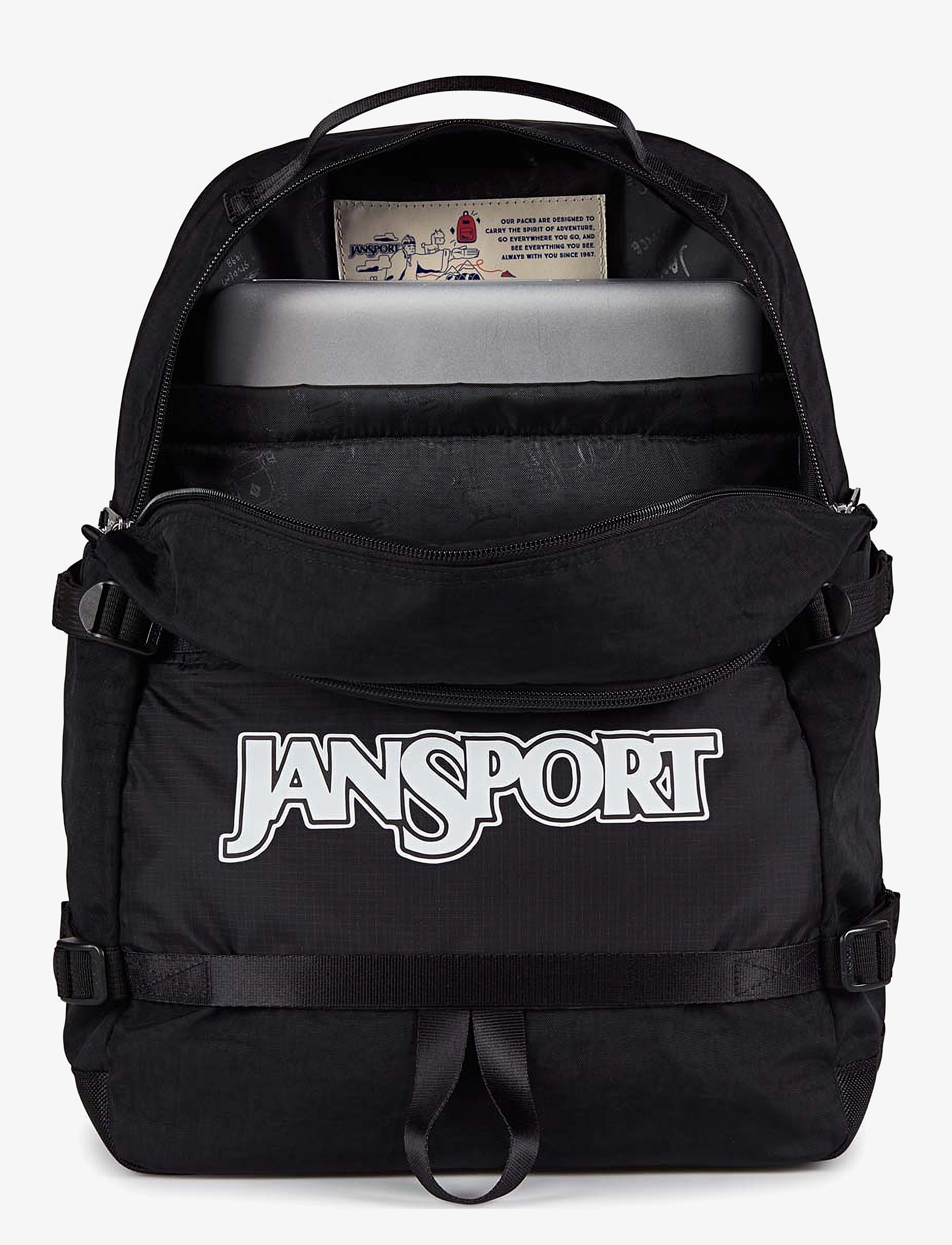 JanSport - Small Seattle Pack Smokey Grit - smart-rygsække - black - 4