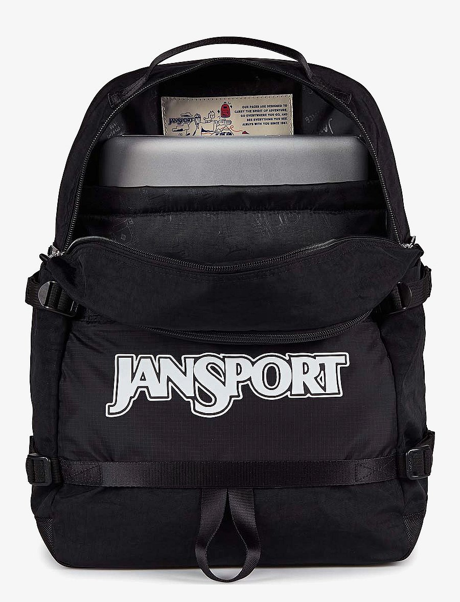 JanSport - Small Seattle Pack Smokey Grit - smart-rygsække - black - 4