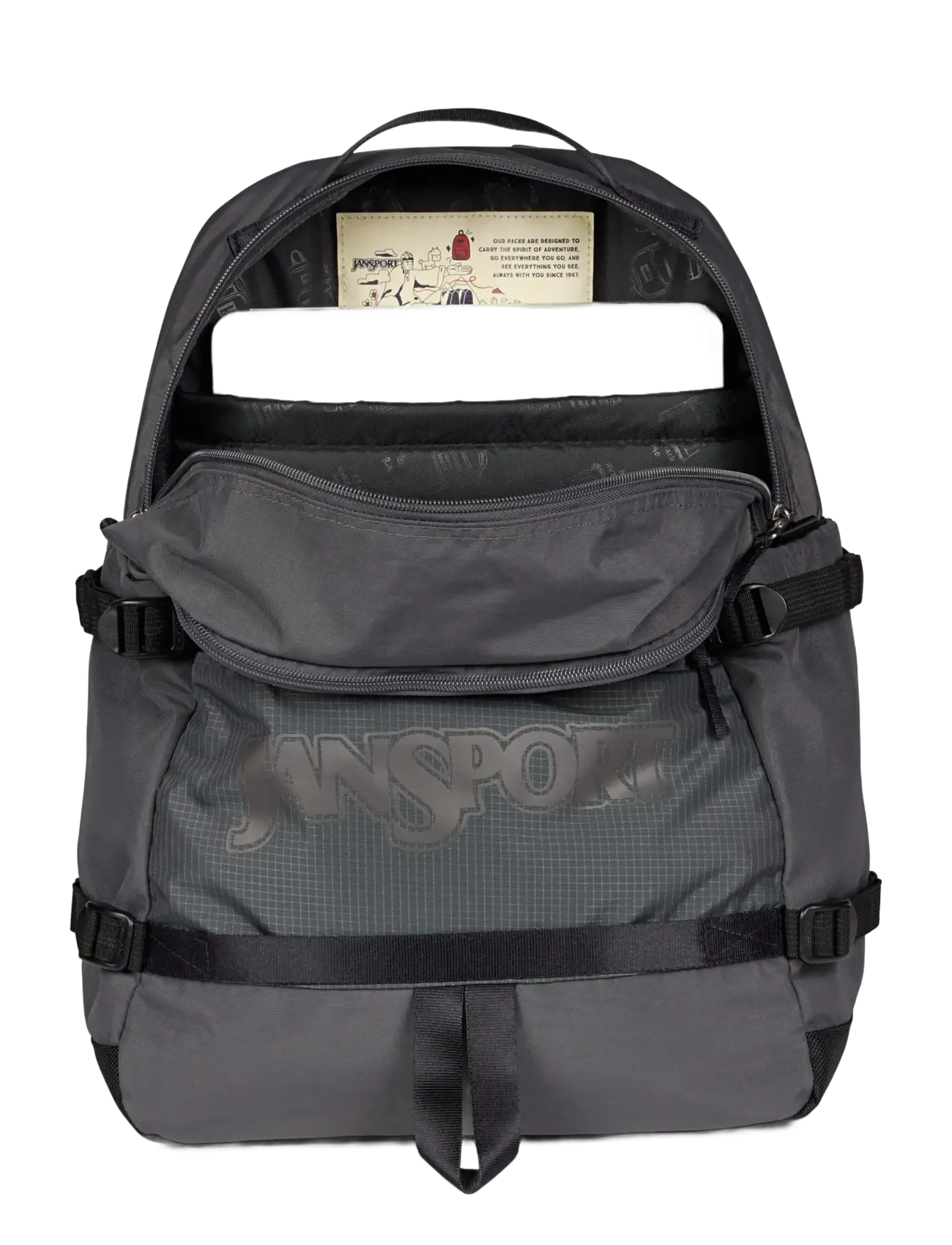 JanSport - Small Seattle Pack Smokey Grit - smart-rygsække - smokey grit - 4