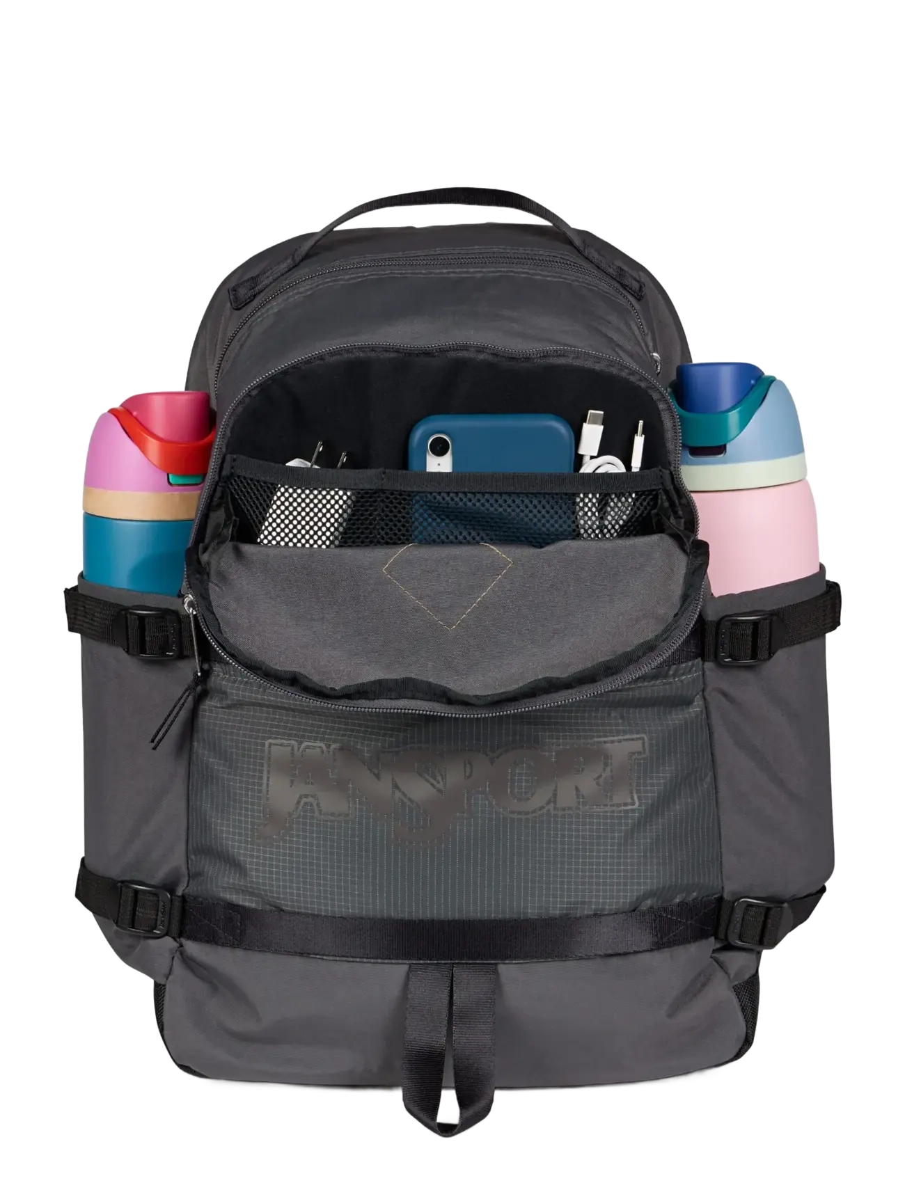 JanSport - Small Seattle Pack Smokey Grit - smart-rygsække - smokey grit - 5