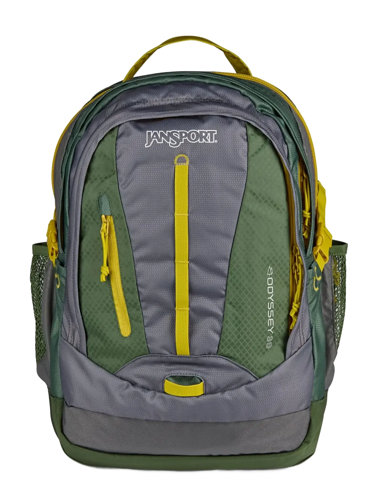 JanSport Odyssey Cargo Green, One Size, Grey, Backpacks > Casual Backpacks, Herre