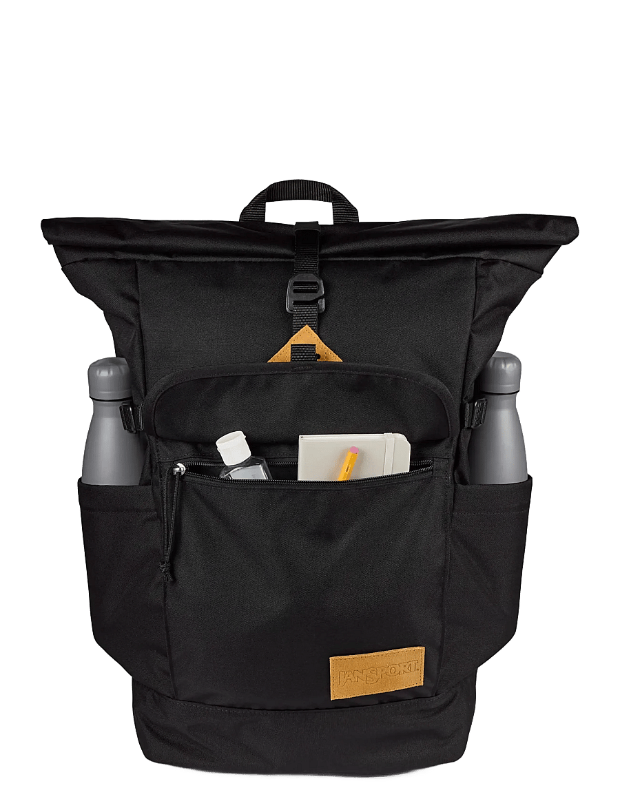 JanSport - Hatchet Rolltop - alltags-style - black - 4