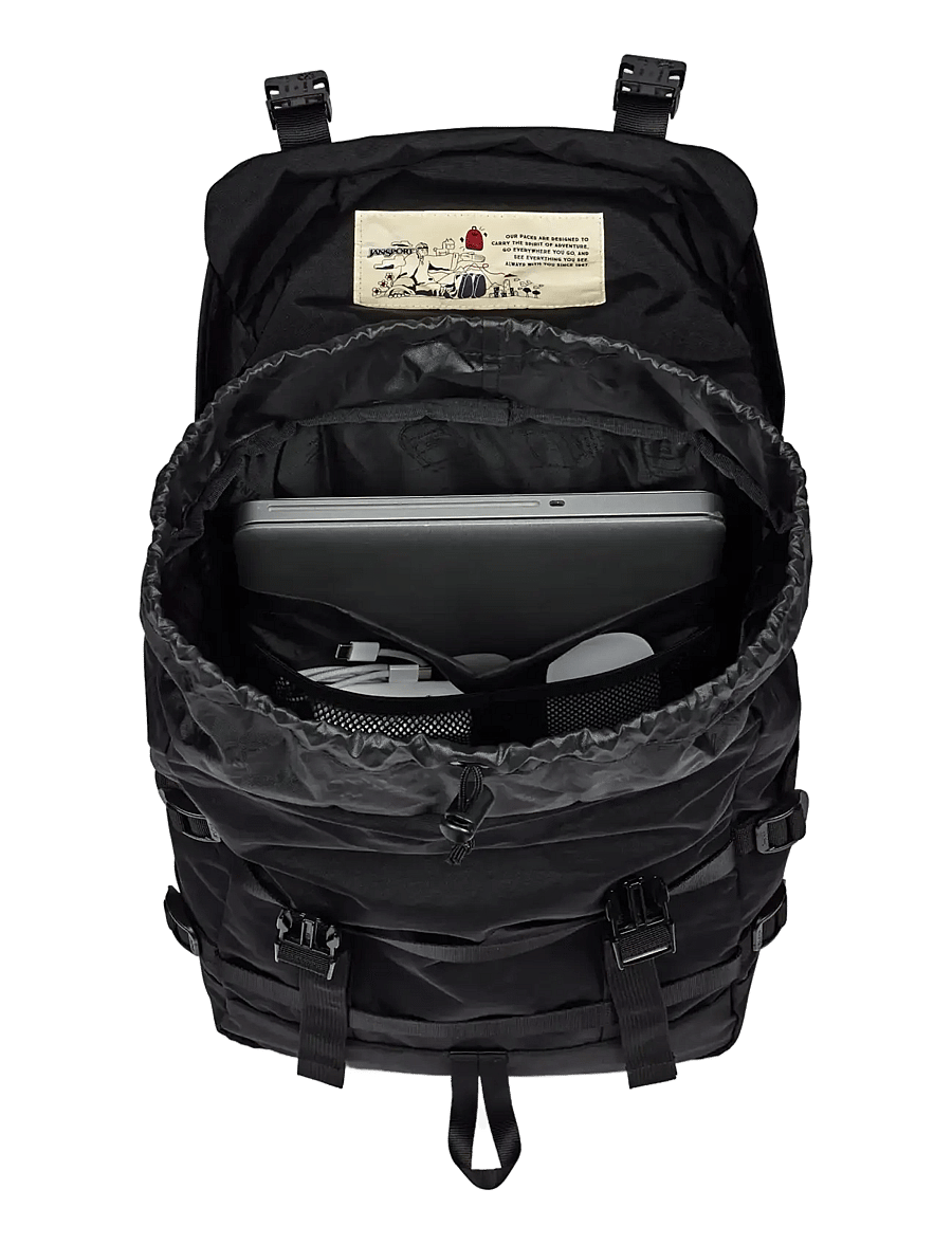 JanSport - Skip Pack Smokey Grit - smarte rucksäcke - black - 4