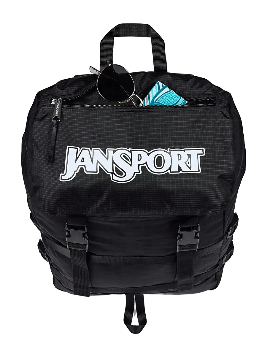 JanSport - Skip Pack Smokey Grit - smarte rucksäcke - black - 5