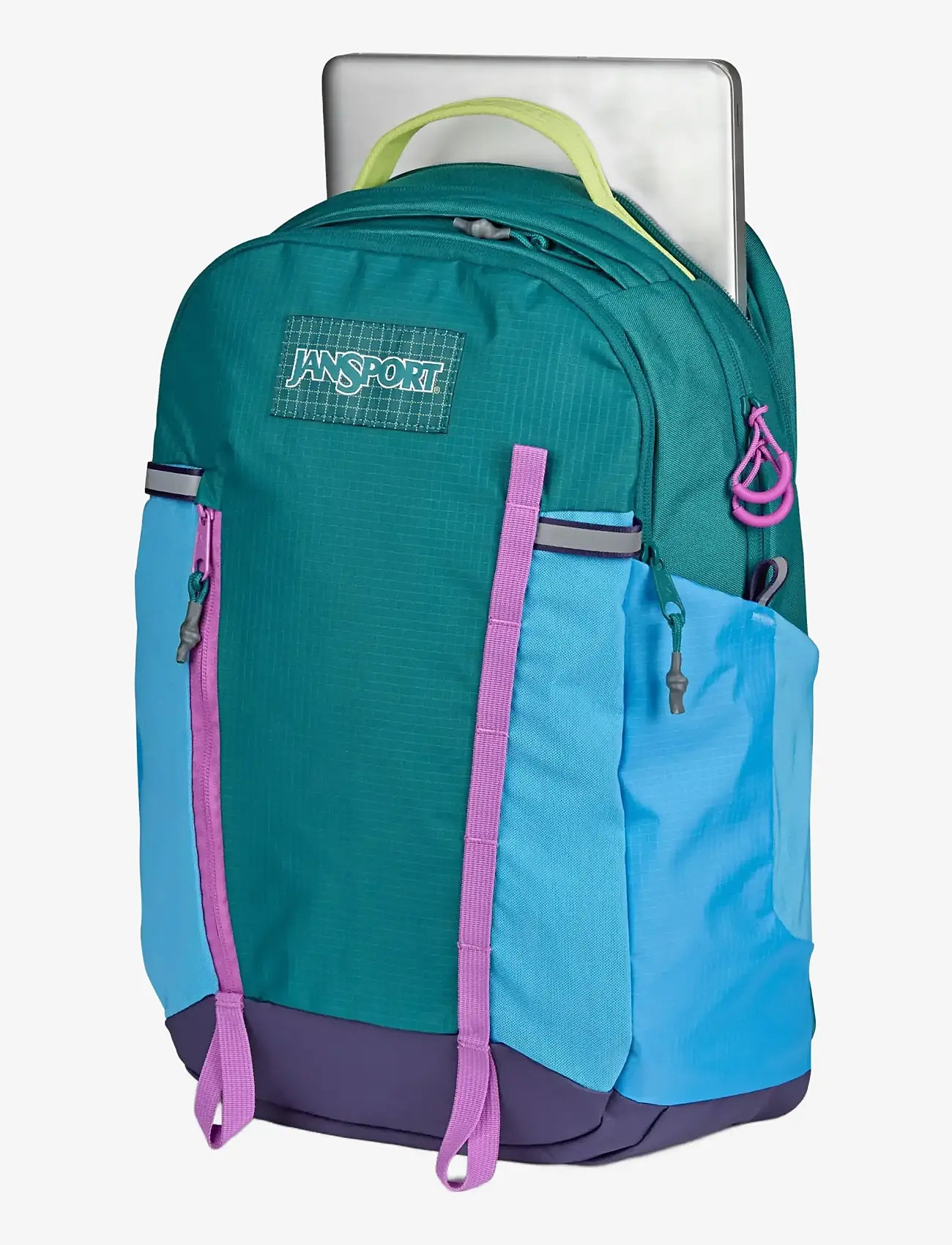 JanSport - All Around Pack 28L Black - aksessuaarid - emerald pool - 4
