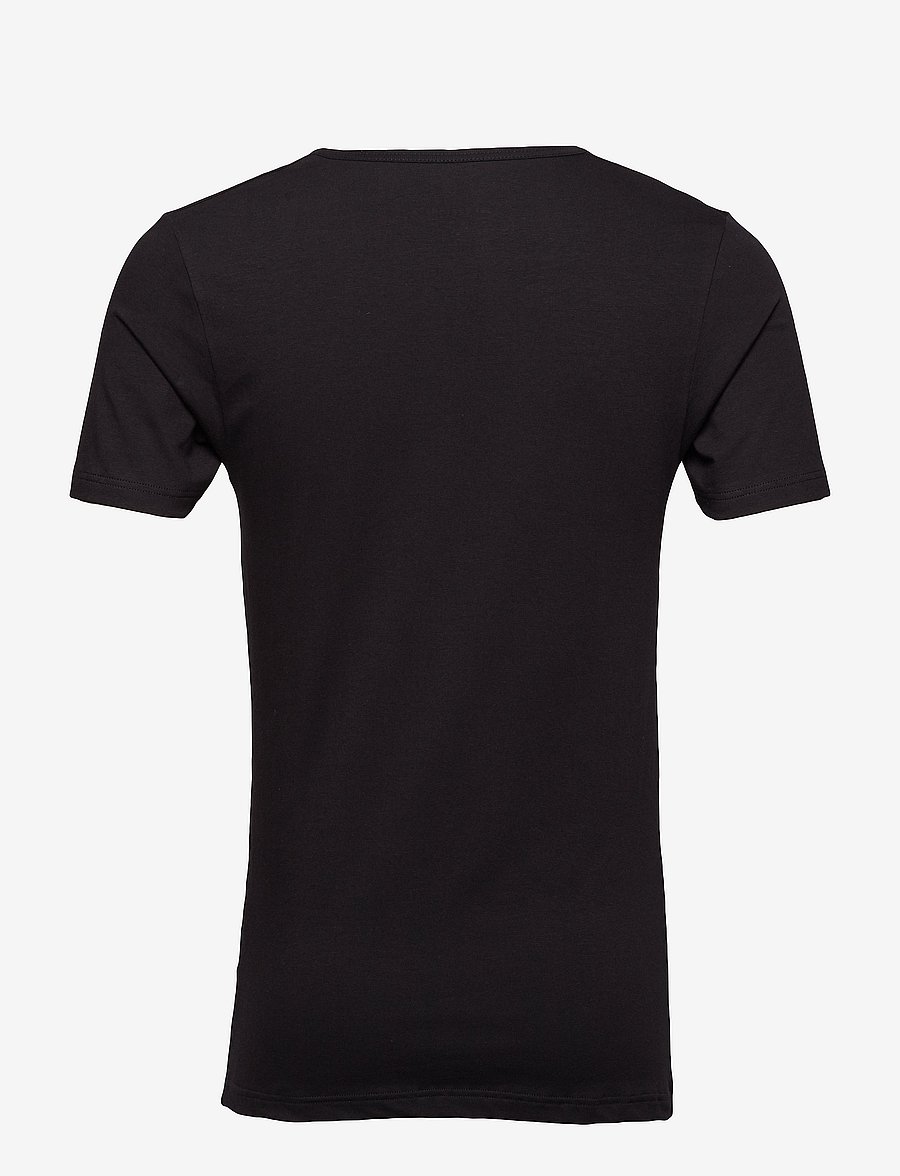 JBS of Denmark - JBS of DK t-shirt V-neck - t-shirts à encolure en v - black - 2