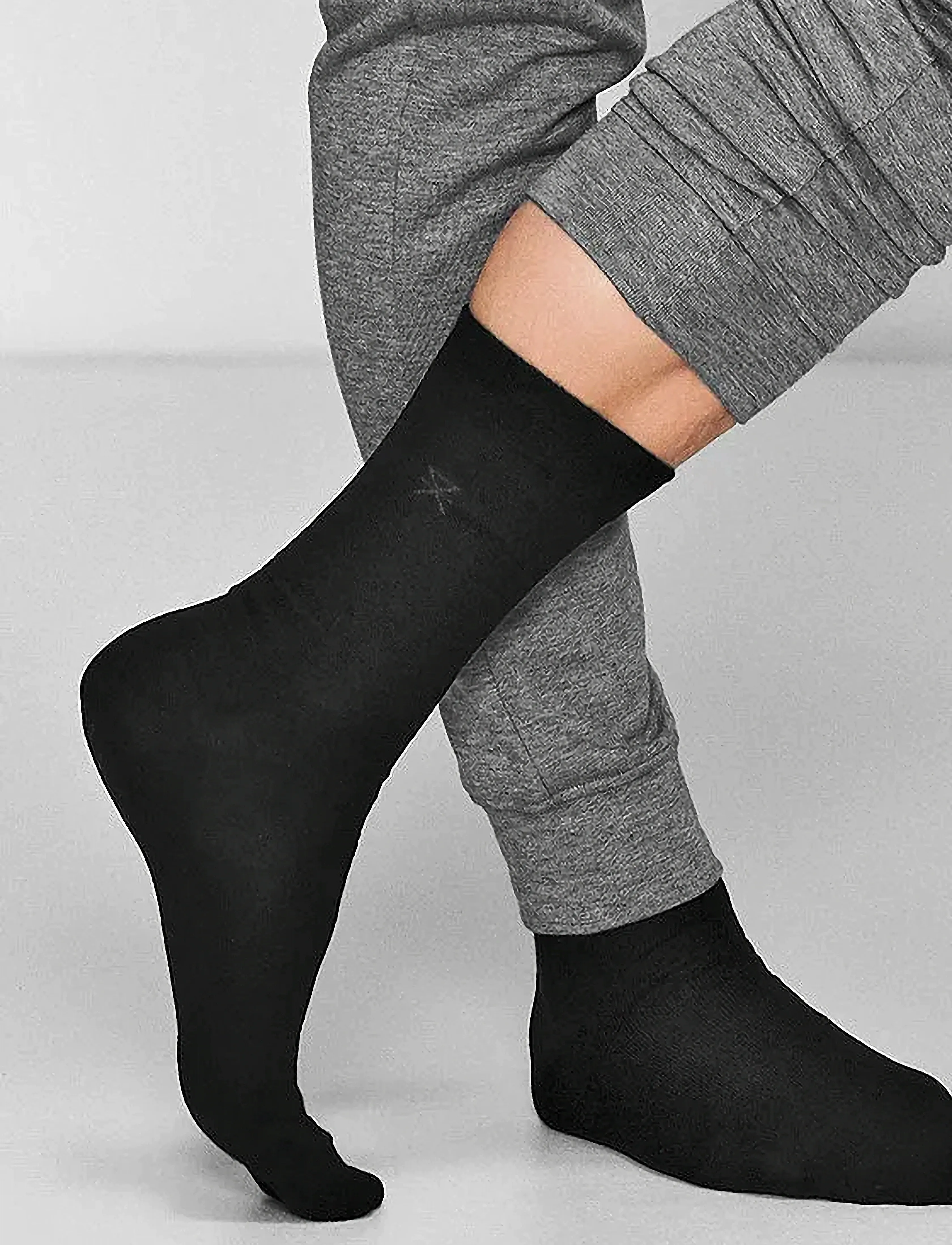 JBS of Denmark - JBS of DK socks 4-pack - chaussettes crew - black - 1