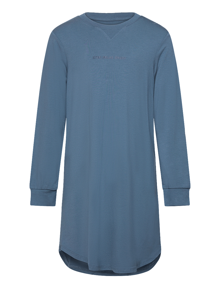 JBS of Denmark - JBS of DK Girls LS nightdress - nachthemden - blue - 0