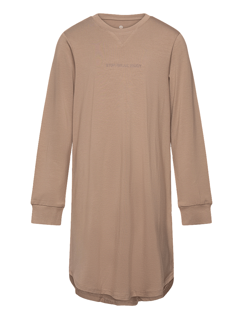 JBS of Denmark - JBS of DK Girls LS nightdress - nattlinnen - caramel - 0