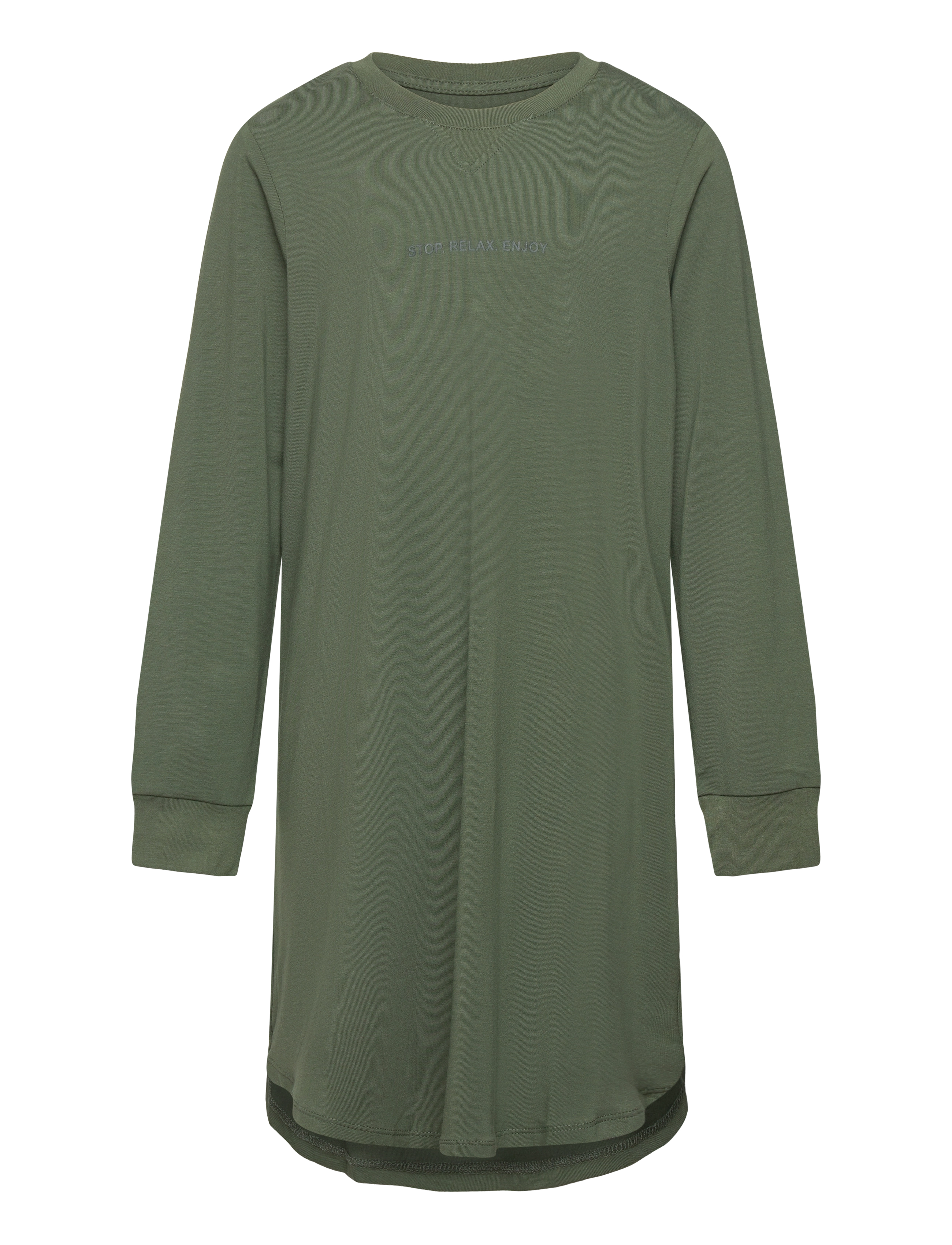 JBS of Denmark Jbs Of Dk Girls Ls Nightdress, 2, Pyjamas, Khakigrün - Nightdresses, Kinder