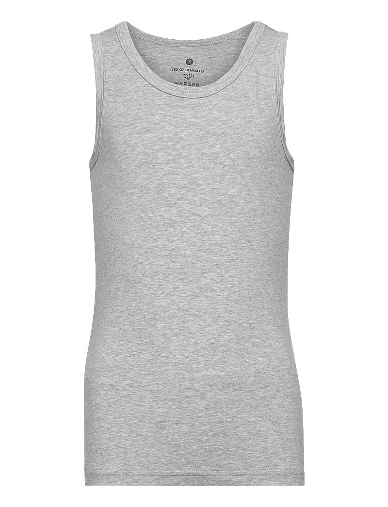JBS of Denmark - JBS of DK Boys 2-pack singlet - Ærmeløs undertrøje - lightgrey mel - 0