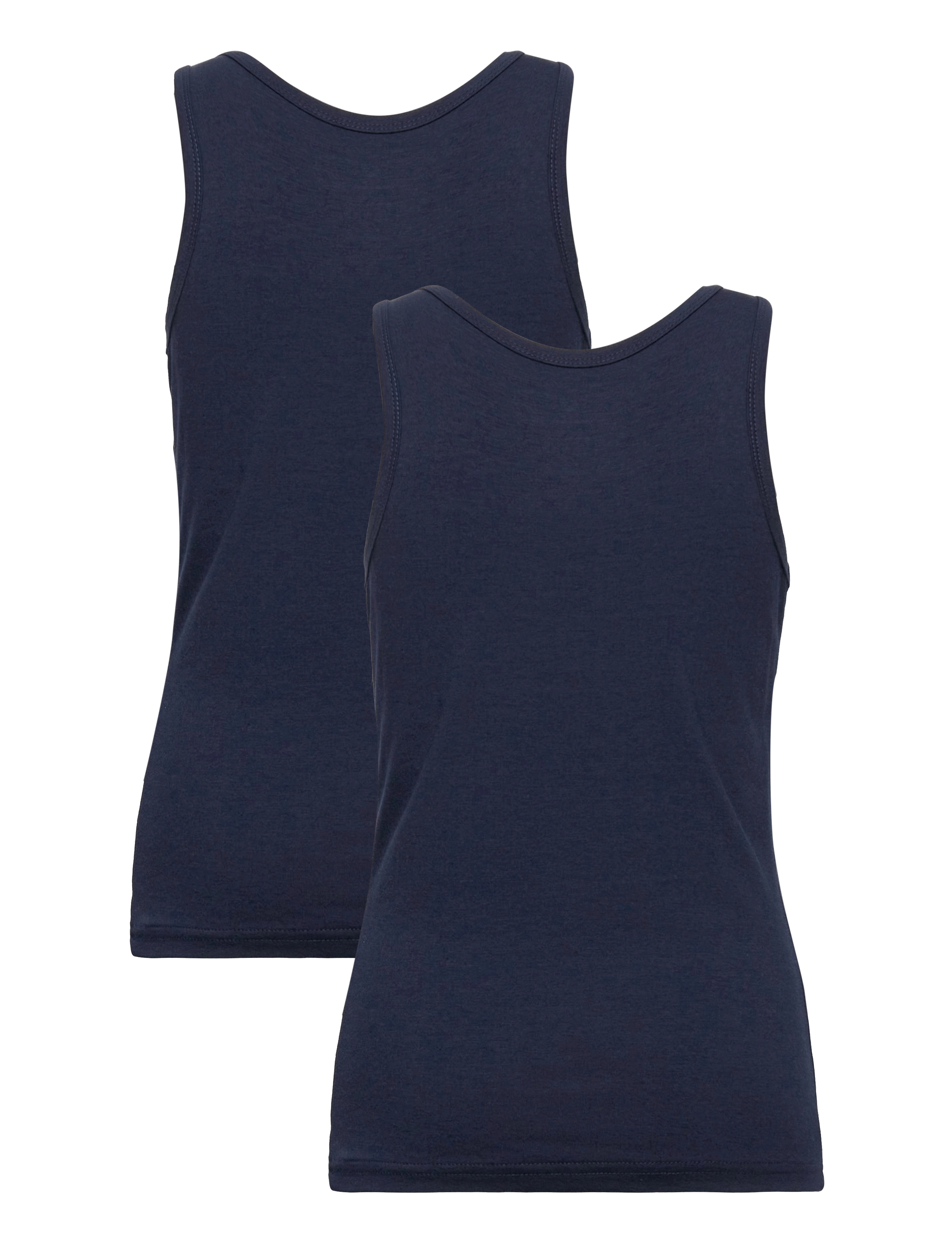 JBS of Denmark - JBS of DK Boys 2-pack singlet - tanktops - navy - 1