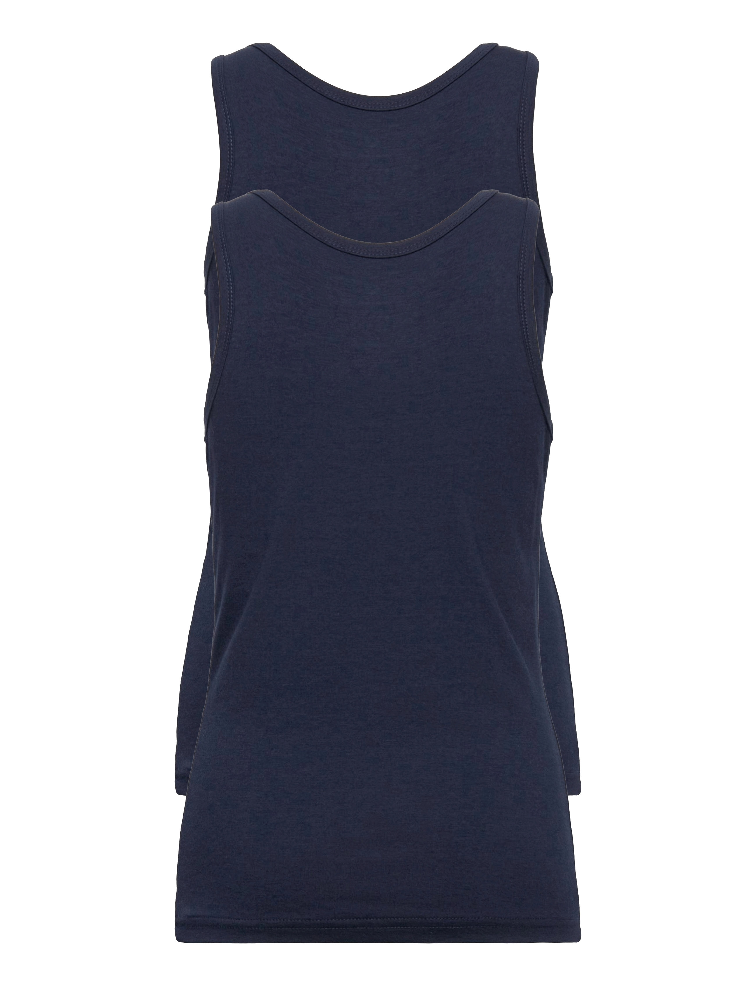 JBS of Denmark - JBS of DK Boys 2-pack singlet - tanktops - navy - 2