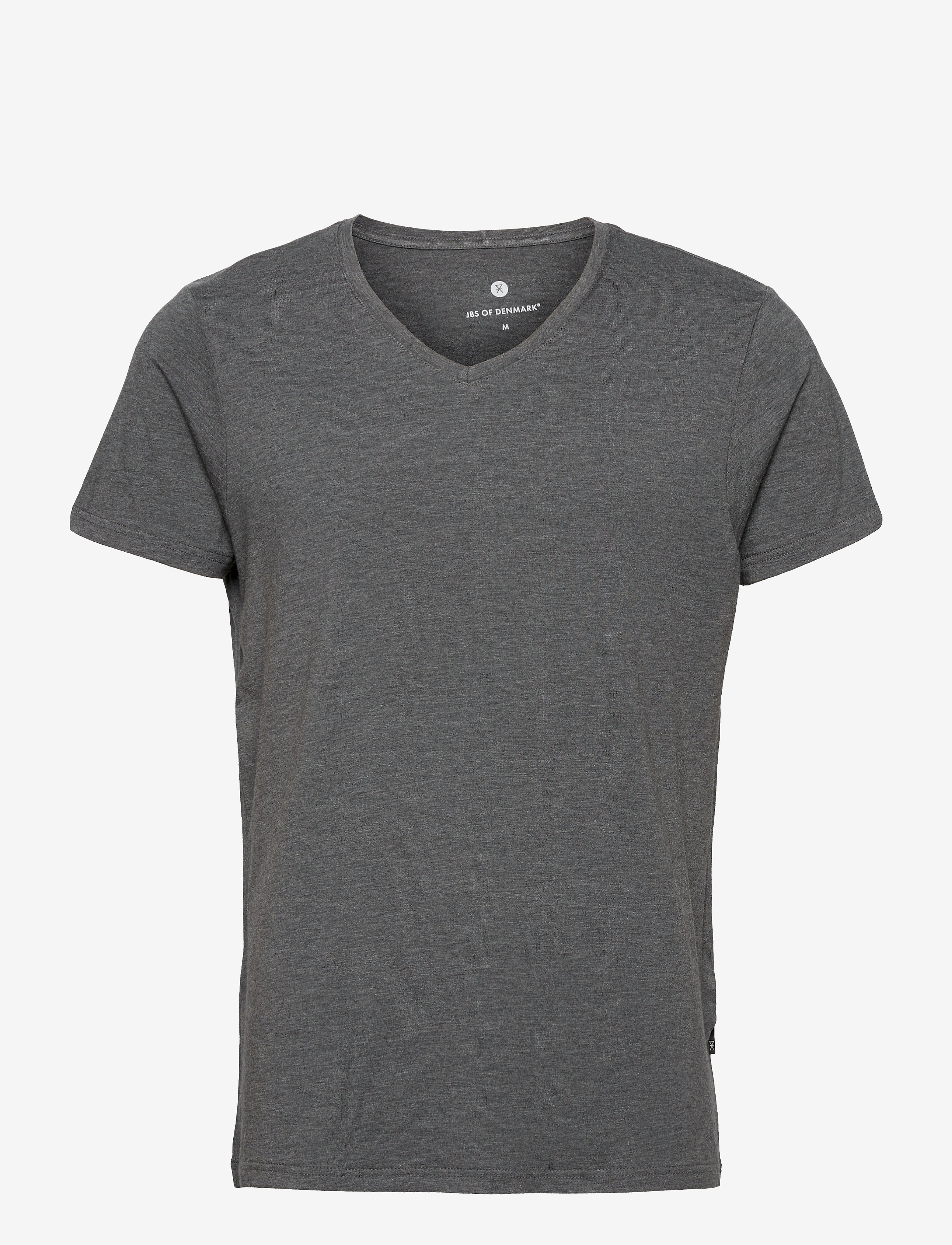 JBS of Denmark JBS of DK V-neck - T-shirts - DARKGREY MEL / grey