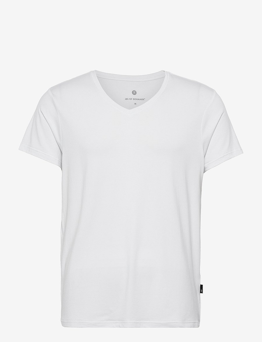 JBS of Denmark - JBS of DK V-neck - v-ringade t-shirts - white - 1
