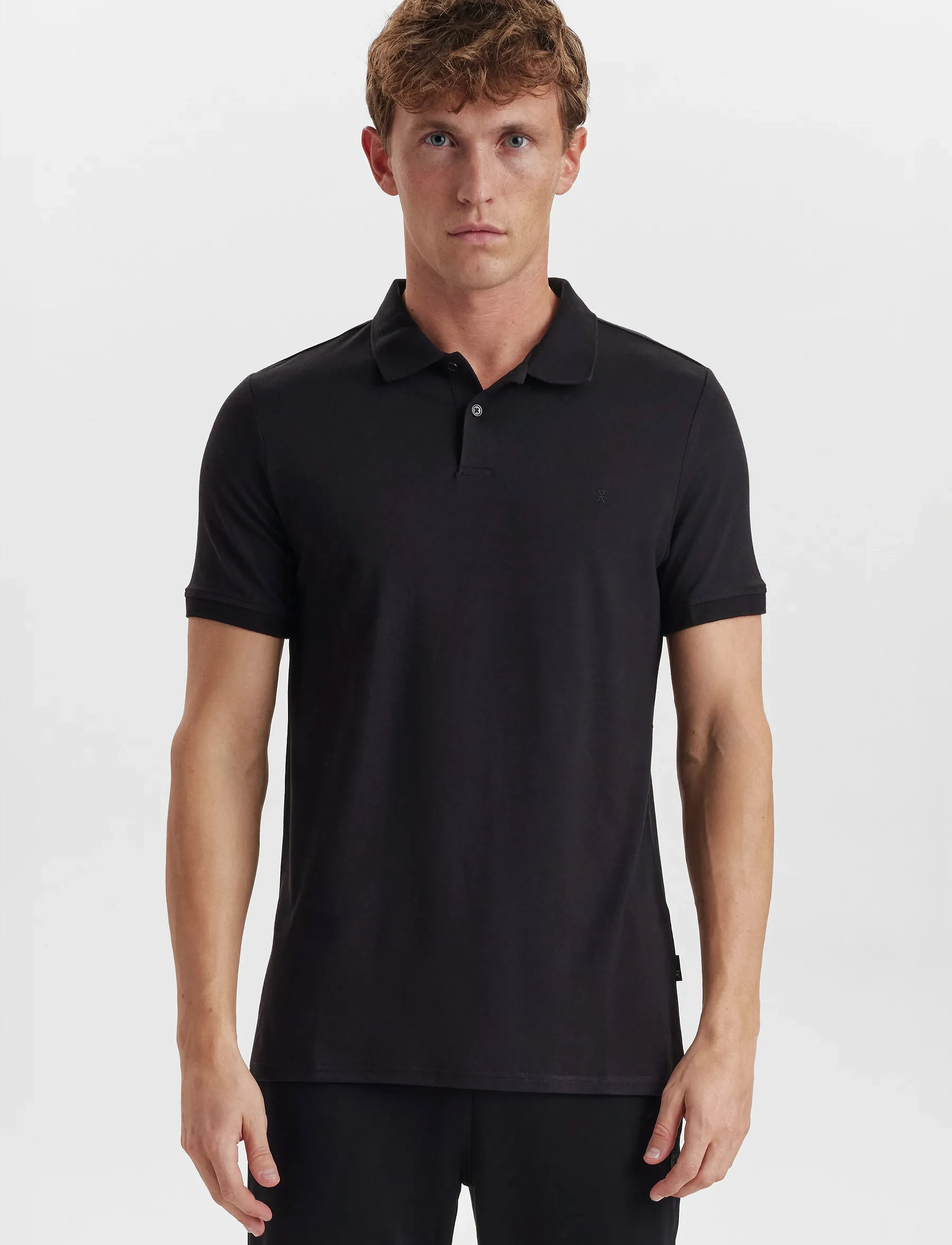 JBS of Denmark JBS of DK polo pique - Kleidung - BLACK / black