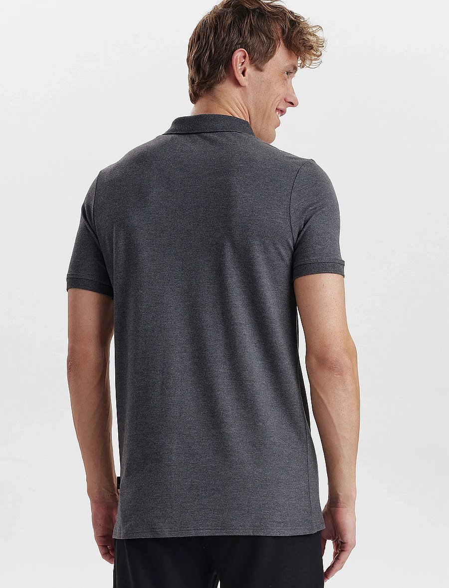 JBS of Denmark - JBS of DK polo pique - kurzärmelig - grey melan - 3