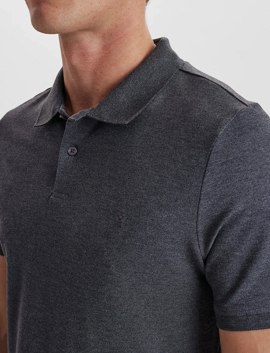 JBS of Denmark - JBS of DK polo pique - kortærmede poloer - grey melan - 4