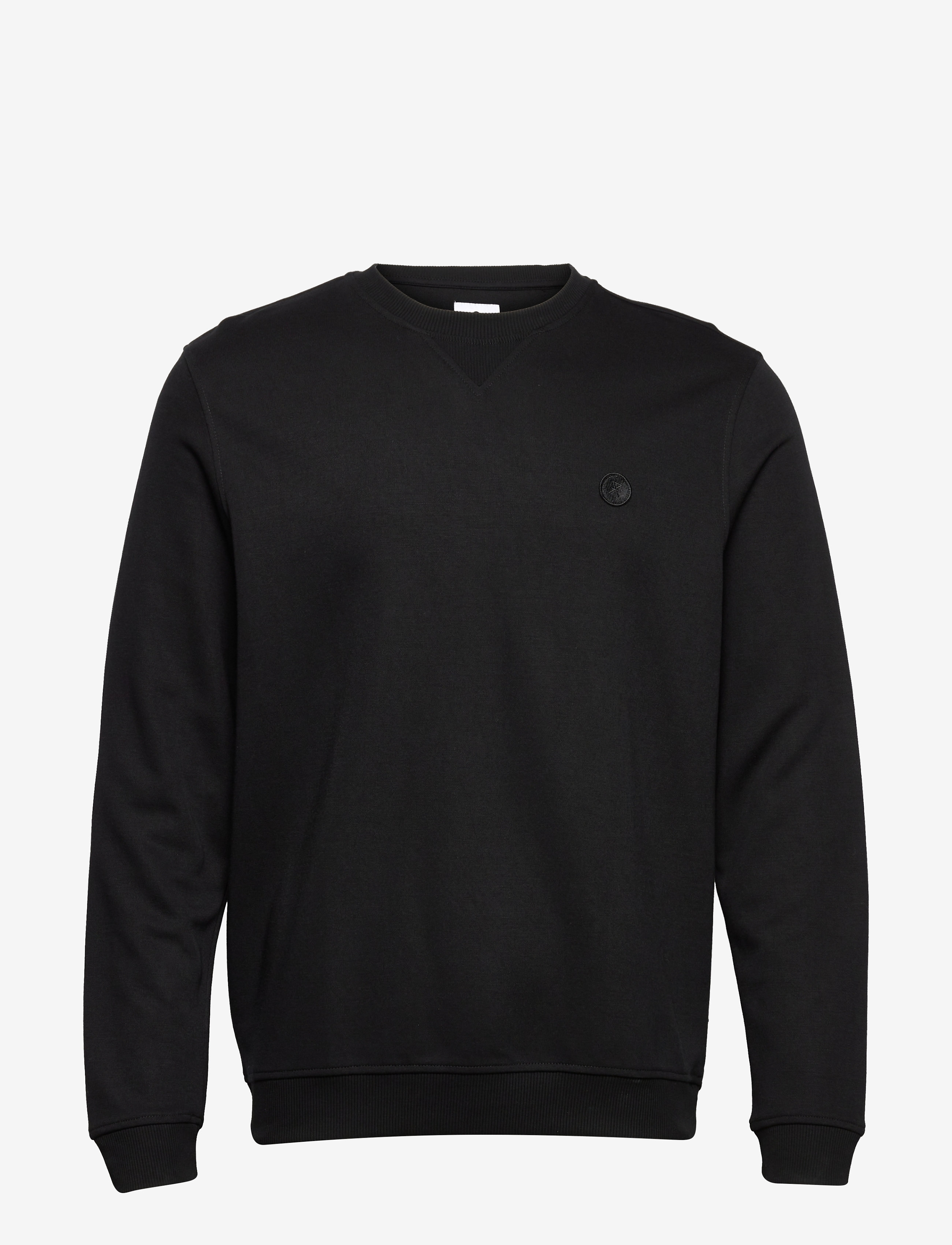 JBS of Denmark JBS of DK Badge crew neck FSC - Tøj - BLACK / black