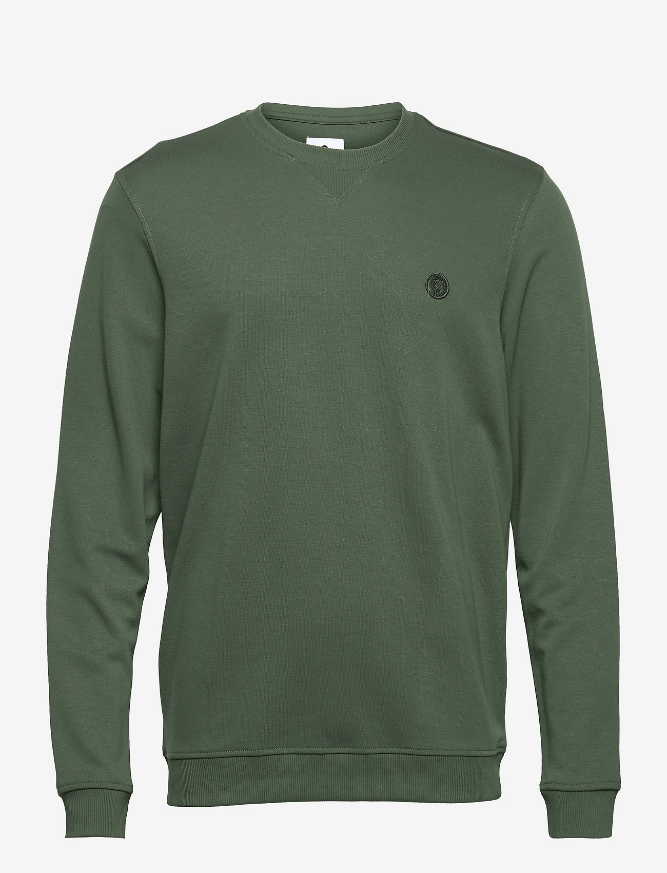 JBS of Denmark - JBS of DK Badge crew neck FSC - rõivad - grön - 0