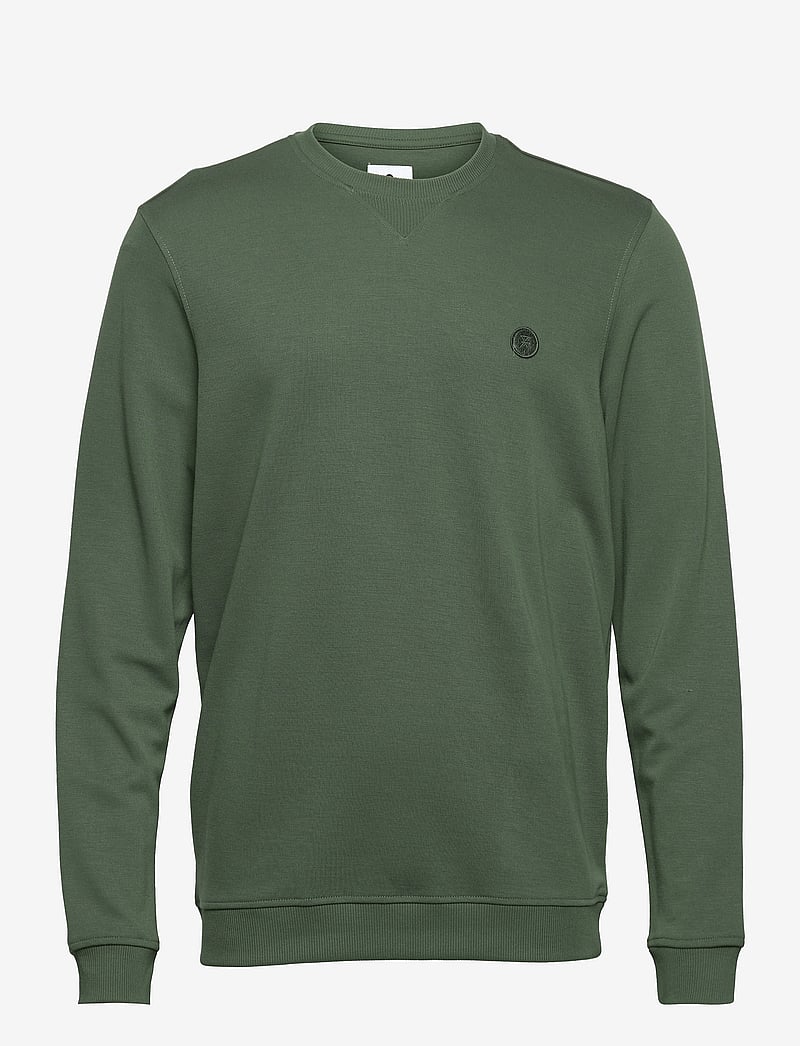 JBS of Denmark - JBS of DK Badge crew neck FSC - rõivad - grön - 0