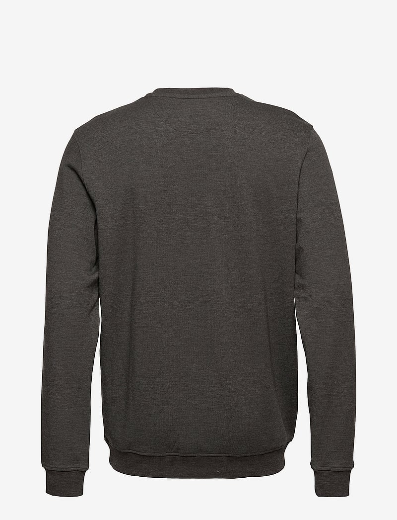 JBS of Denmark - JBS of DK Badge crew neck FSC - rõivad - mörkgrå me - 1