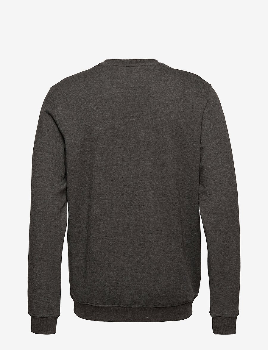 JBS of Denmark - JBS of DK Badge crew neck FSC - feriefavoritter - mörkgrå me - 1