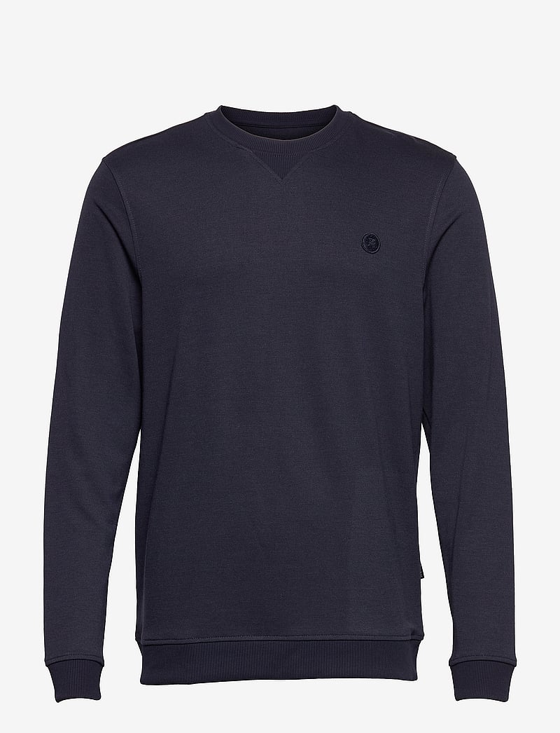 JBS of Denmark - JBS of DK Badge crew neck FSC - rõivad - navy - 0