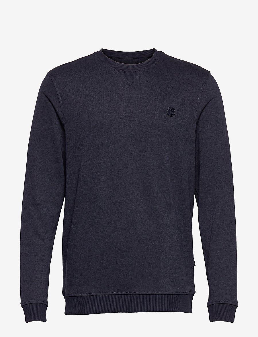 JBS of Denmark - JBS of DK Badge crew neck FSC - sweats - navy - 0